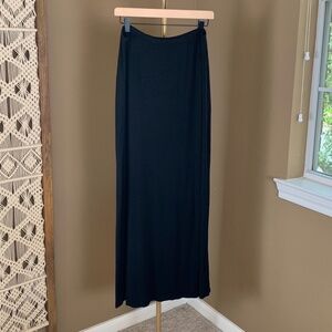 Cotton On Black Maxi Skirt Size XL - Flowy Pull-On Essential